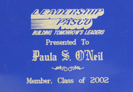2002 Leadership Pasco Award