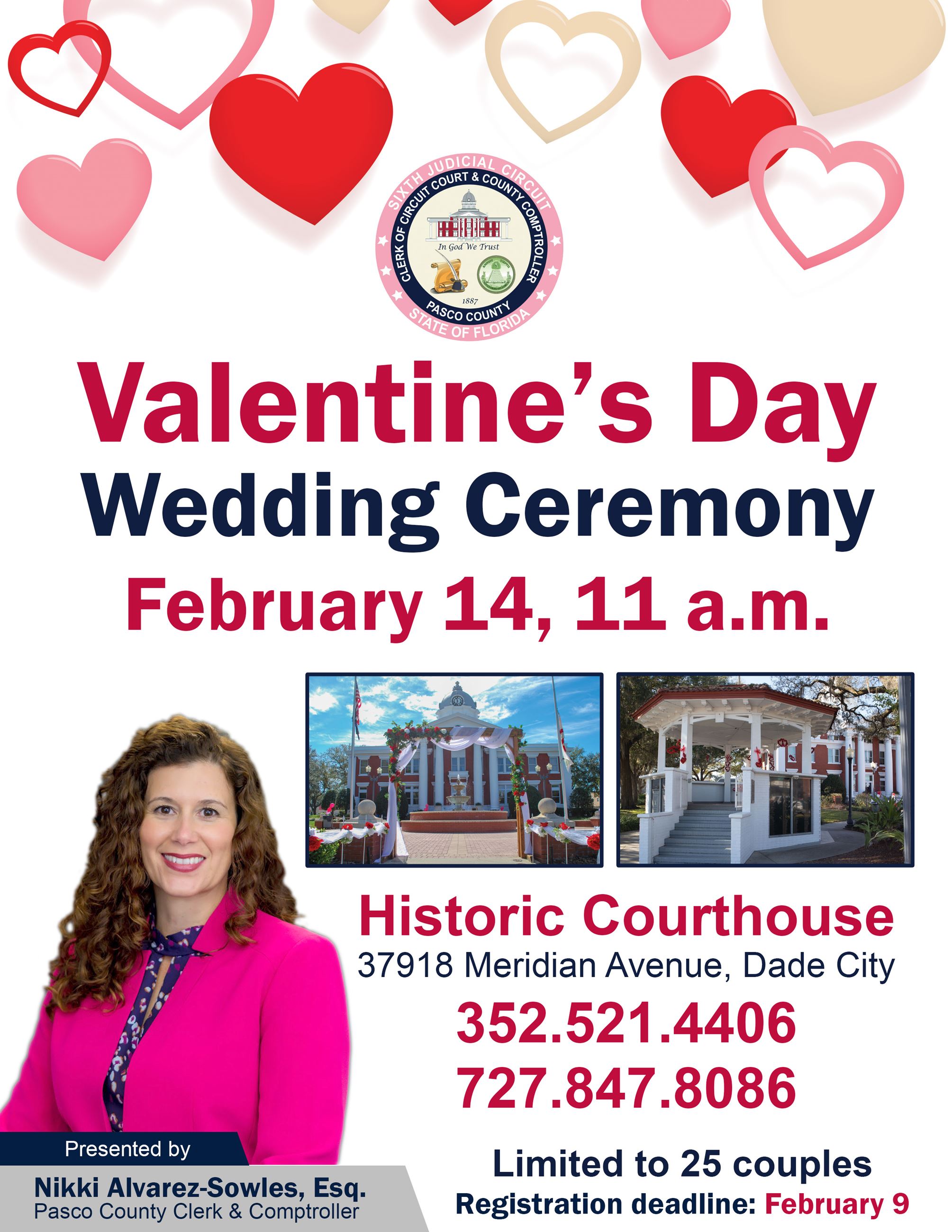 Valentines Wedding  Flyer 2024 with Nikki
