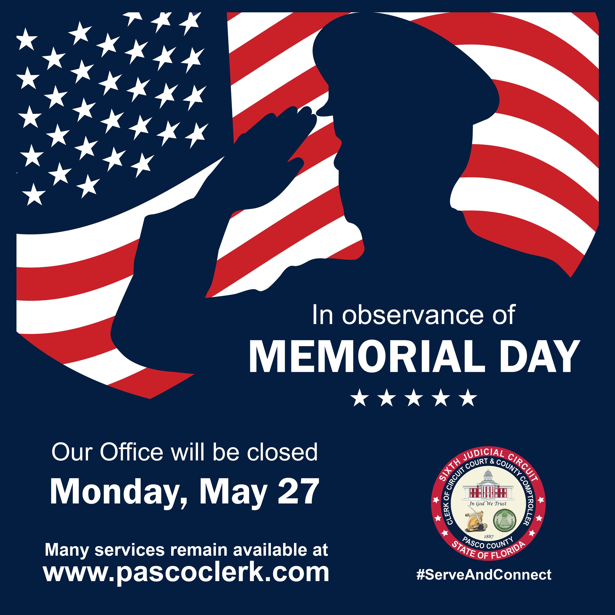 Memorial Day Office Closure 2024
